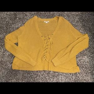 Crop top sweater